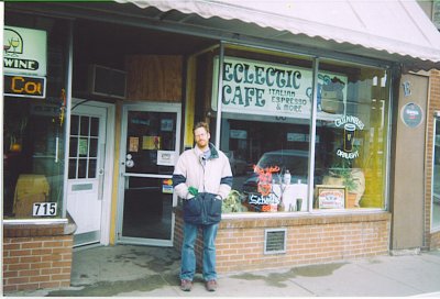 Dave Maciewski at Eclectic Cafe, Brainerd, Minnesota