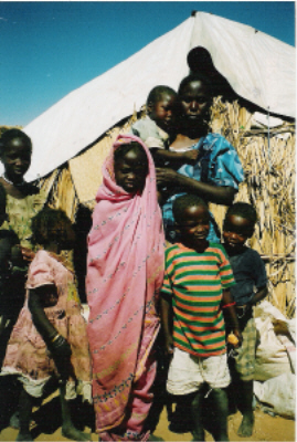 Mother of 7 in Kalma IDP Camp
