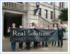 Real Solutions press conference at City Hall, Worcester, Mass.