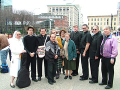 Clergy at the Immigrant Rally